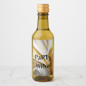 Wit Goud Retro Weinetikett (Vorderseite)