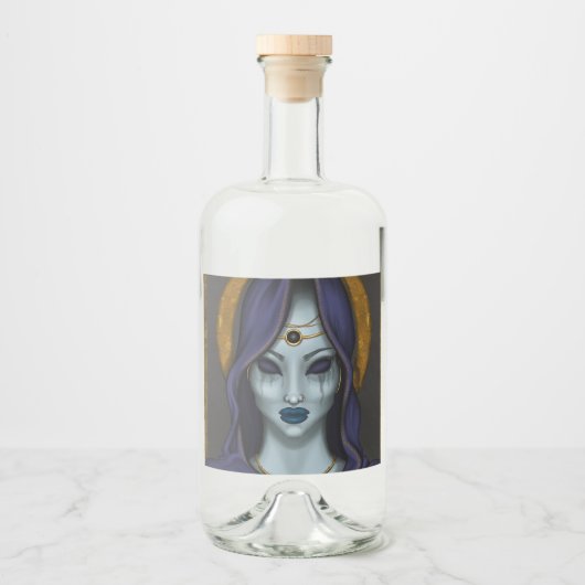 WITCH ALKOHOLFLASCHENETIKETT (Vorderseite)