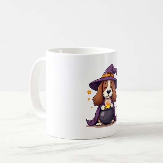 Witch Basset Brew Kaffeetasse (Vorderseite Links)