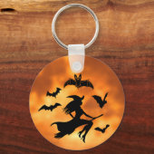 Witch Bats Moon  Schlüsselanhänger (Rückseite)