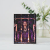 Witch behind bars  postkarte (Stehend Vorderseite)