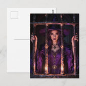 Witch behind bars  postkarte (Vorne/Hinten)