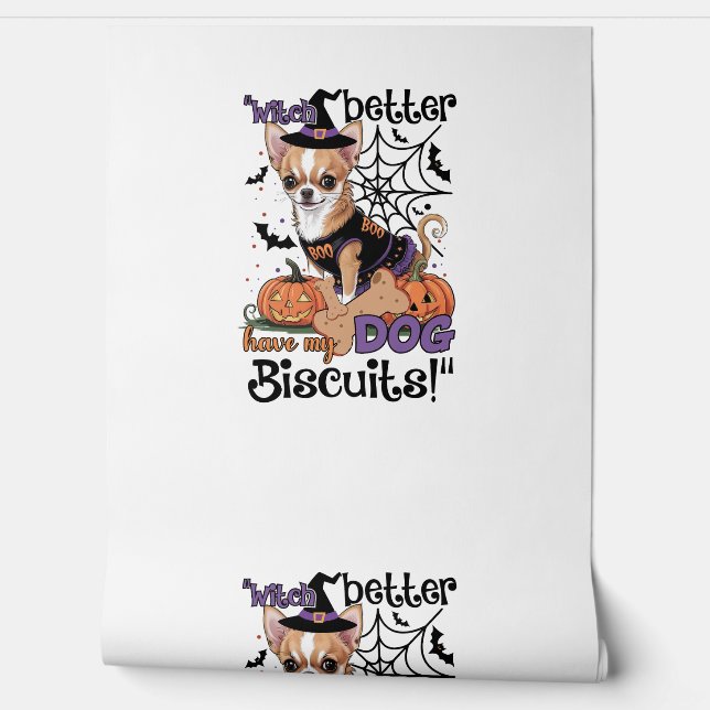Witch better have my Dog Biscuits Cute Halloween C Tapete (Abrollen)