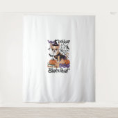 Witch better have my Dog Biscuits Cute Halloween C Wandteppich (Vorderseite)