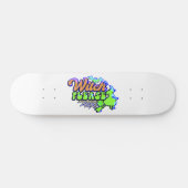 WITCH BITTE lustige halloween Skateboard (Horizontal)
