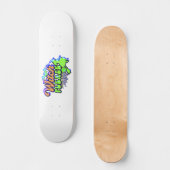 WITCH BITTE lustige halloween Skateboard (Vorderseite)