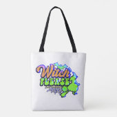 WITCH BITTE lustige halloween Tasche (Rückseite)