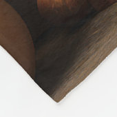 Witch Cat with Pumpkins Fleecedecke (Ecke)