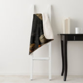 Witch Cat with Pumpkins  Sherpadecke (Beispiel)