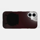 Witch Cauldron Under Full Moon Case iPhone 16 Hülle (Rückseite (Horizontal))