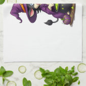 Witch Cow Cauldron Brew Geschirrtuch (Gefaltet)