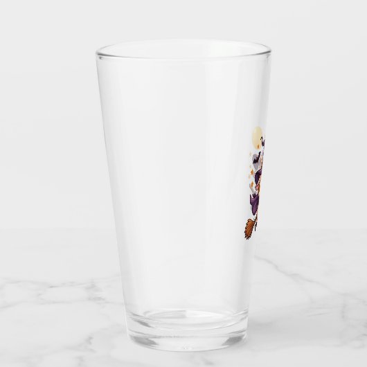 Witch Cow on a Broomstick Glas (Rechts)