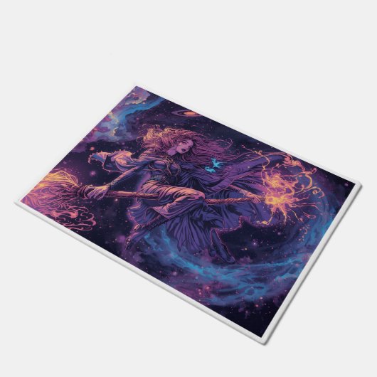 Witch door mat fußmatte (Schrägansicht)
