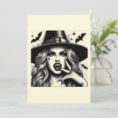 WITCH EINLADUNG (Stehend Vorderseite)