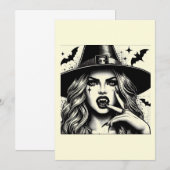 WITCH EINLADUNG (Vorne/Hinten)