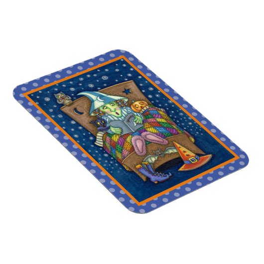 WITCH ERZÄHLEN SPOOKY BEDTIME STORIES, HALLOWEEN MAGNET (Rechte Seite)