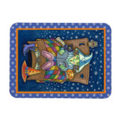 WITCH ERZÄHLEN SPOOKY BEDTIME STORIES, HALLOWEEN MAGNET (Horizontal)