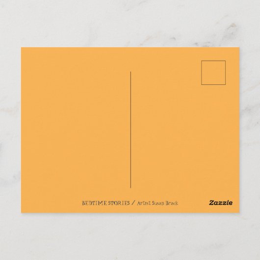 WITCH ERZÄHLEN SPOOKY BEDTIME STORIES, HALLOWEEN POSTKARTE (Rückseite)