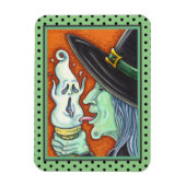WITCH ESSEN DES SKREAMIERENS EISKRAUKONS, HALLOWEE MAGNET (Vertikal)