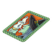 WITCH ESSEN DES SKREAMIERENS EISKRAUKONS, HALLOWEE MAGNET (Linke Seite)