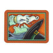 WITCH ESSEN SKREAMING EISKRAUKONE, HALLOWEEN MAGNET (Horizontal)