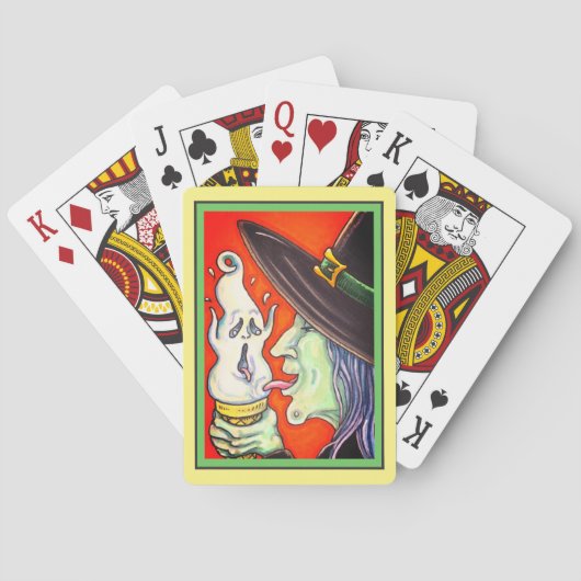 WITCH ESSEN SKREAMING EISKRAUKONE, HALLOWEEN SPIELKARTEN (Rückseite)