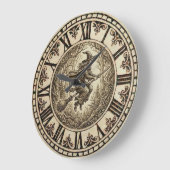 Witch Forest - Wall Clock  Große Wanduhr (Winkel)