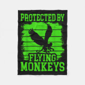 Witch Get My Flying Monkeys  Fleecedecke (Vorderseite)