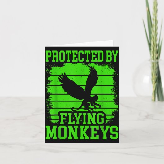 Witch Get My Flying Monkeys Karte (Vorderseite)