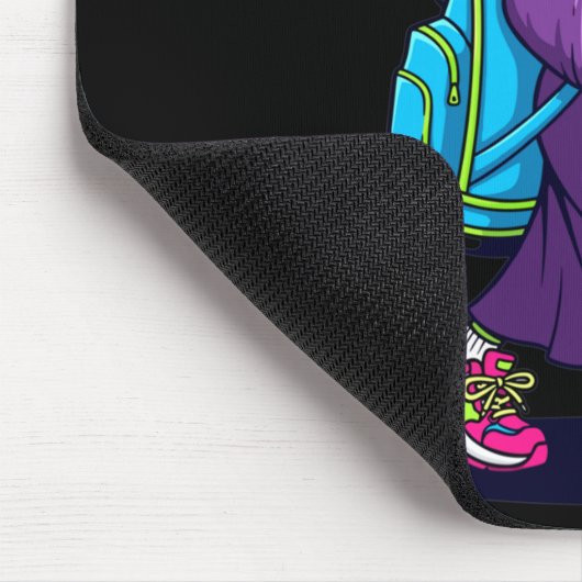 Witch Golf Halloween Costume Funny Retro Design Lo Mousepad (Ecke)