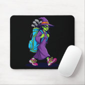 Witch Golf Halloween Costume Funny Retro Design Lo Mousepad (Mit Mouse)
