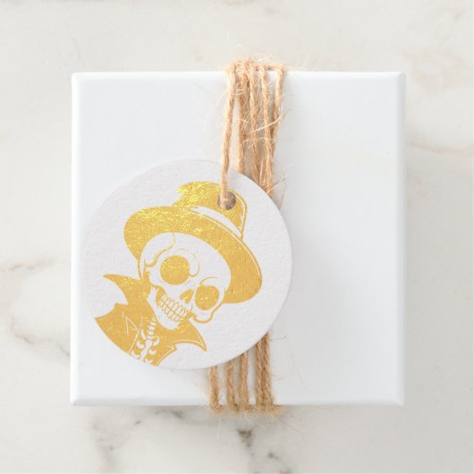 Witch Hat Skeleton Geschenkanhänger (Mit Box)