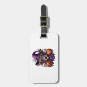 Witch Highland Halloween Cow Gepäckanhänger (Vorderseite vertikal)