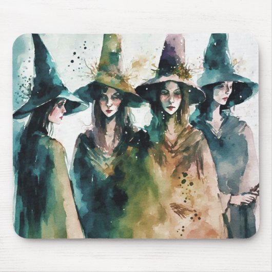 Witch Illustration #1 Mousepad (Vorne)