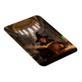 Witch in the Library  Magnet (Rechte Seite)
