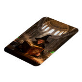 Witch in the Library  Magnet (Linke Seite)