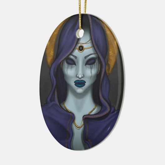 WITCH KERAMIK ORNAMENT (Links)