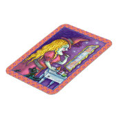 WITCH LIPSTICK, PERFUME & NAIL POLISH, FUNNY NIEDL MAGNET (Linke Seite)