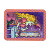 WITCH LIPSTICK, PERFUME & NAIL POLISH, FUNNY NIEDL MAGNET (Horizontal)