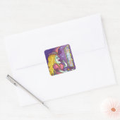 WITCH LIPSTICK, PERFUME & NAIL POLISH, FUNNY NIEDL QUADRATISCHER AUFKLEBER (Umschlag)