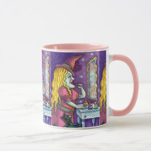 WITCH LIPSTICK, PERFUME & NAIL POLISH, FUNNY NIEDL TASSE