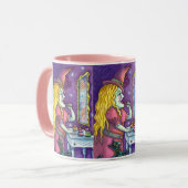 WITCH LIPSTICK, PERFUME & NAIL POLISH, FUNNY NIEDL TASSE (Vorderseite Links)
