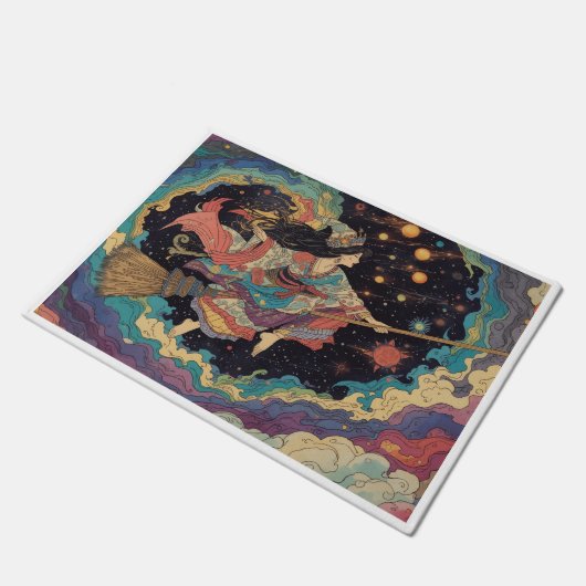 witch mat fußmatte (Schrägansicht)