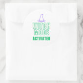 WITCH MODE ACTIVATED – Neon Glow Sticker (Tasche)