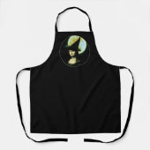 Witch Mona Lisa Halloween Full Moon Schürze (Vorderseite)