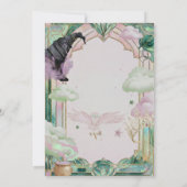 Witch Musical Birthday Invitation Magical Canva Einladung (Rückseite)