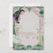 Witch Musical Birthday Invitation Magical Canva Einladung (Rückseite)