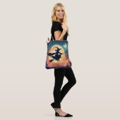 Witch on a Broom Halloween Tasche (Am Model)