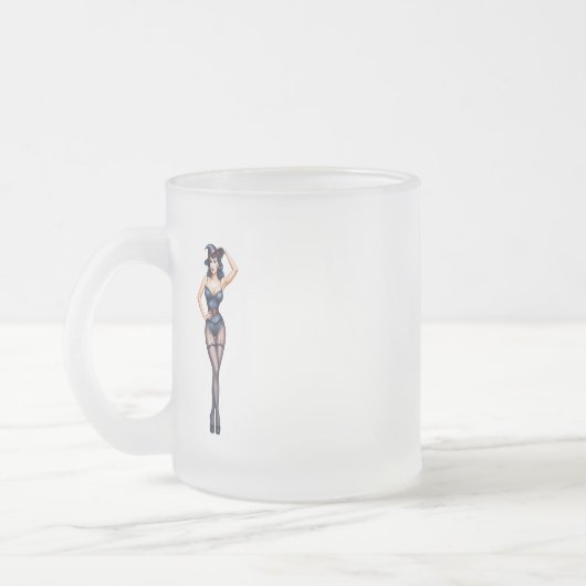 WITCH PIN UP GLASS MATTGLASTASSE (Links)