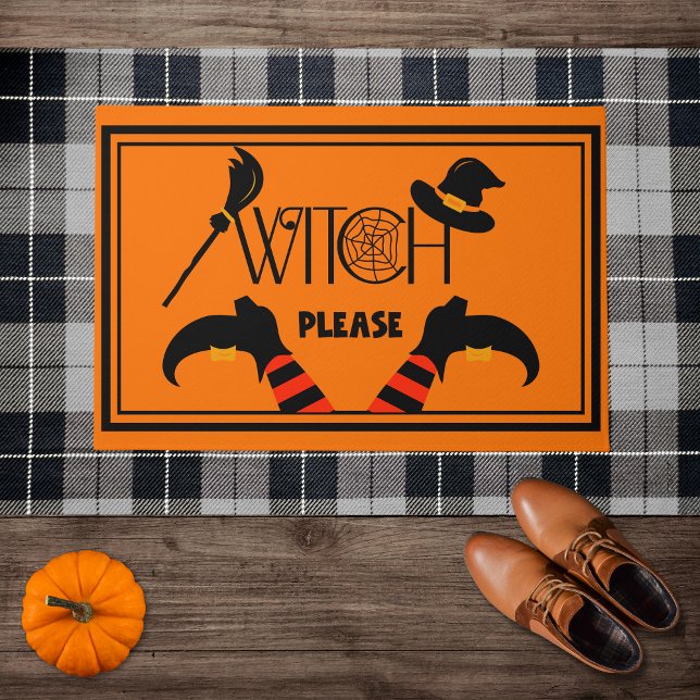 Witch Please - Funny Halloween  Fußmatte (Von Creator hochgeladen)